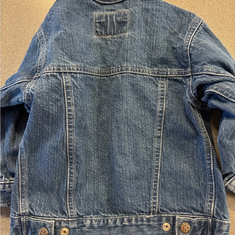 OshKosh‎ B'gosh Denim snap-Up Jacket. Unisex size 36 months. Classic vintage
